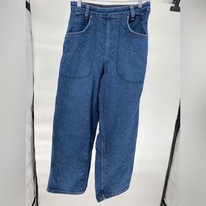 Vintage side zipper Lee Blue Relaxed Fit Jeans